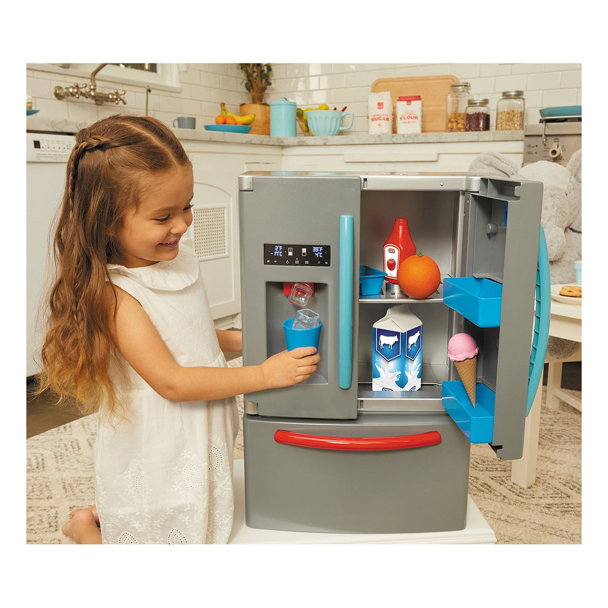 Little Tikes First Fridge Interactive Pretend-Play Refrigerator