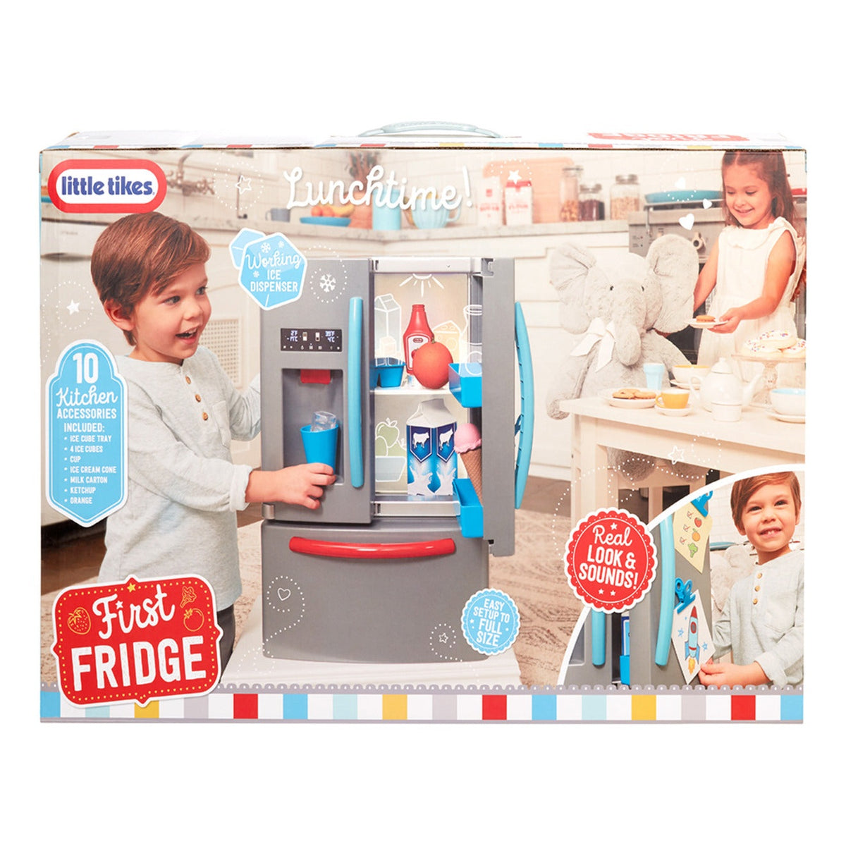 Little Tikes First Fridge Interactive Pretend-Play Refrigerator