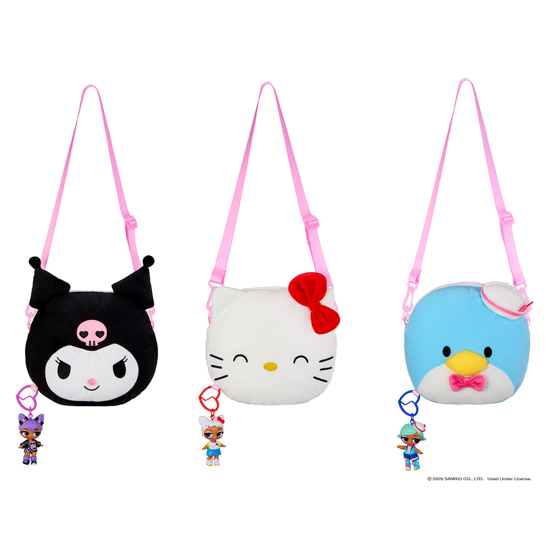 L.O.L. Surprise Loves Hello Kitty Big Reversible Plush with Matching Tot