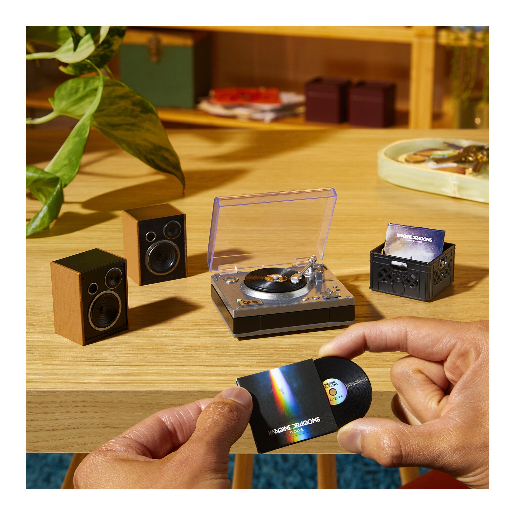 MGA's Miniverse Real Music Record Player Set