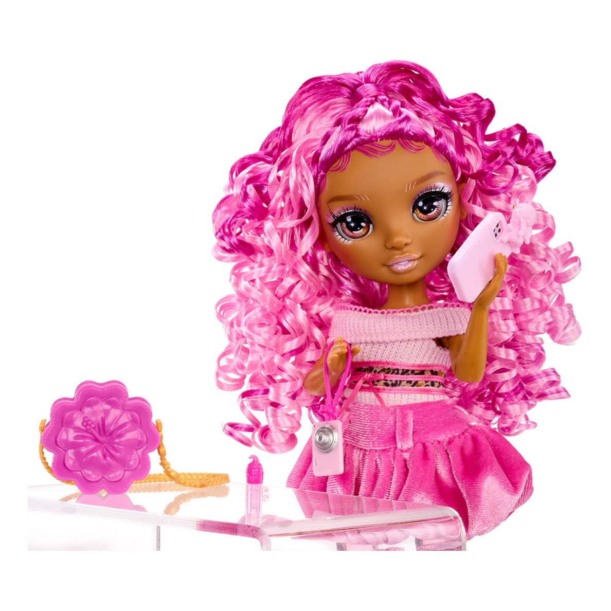 Rainbow High Sparkle & Shine Leilani Fashion Doll with Magic Bubble Legs