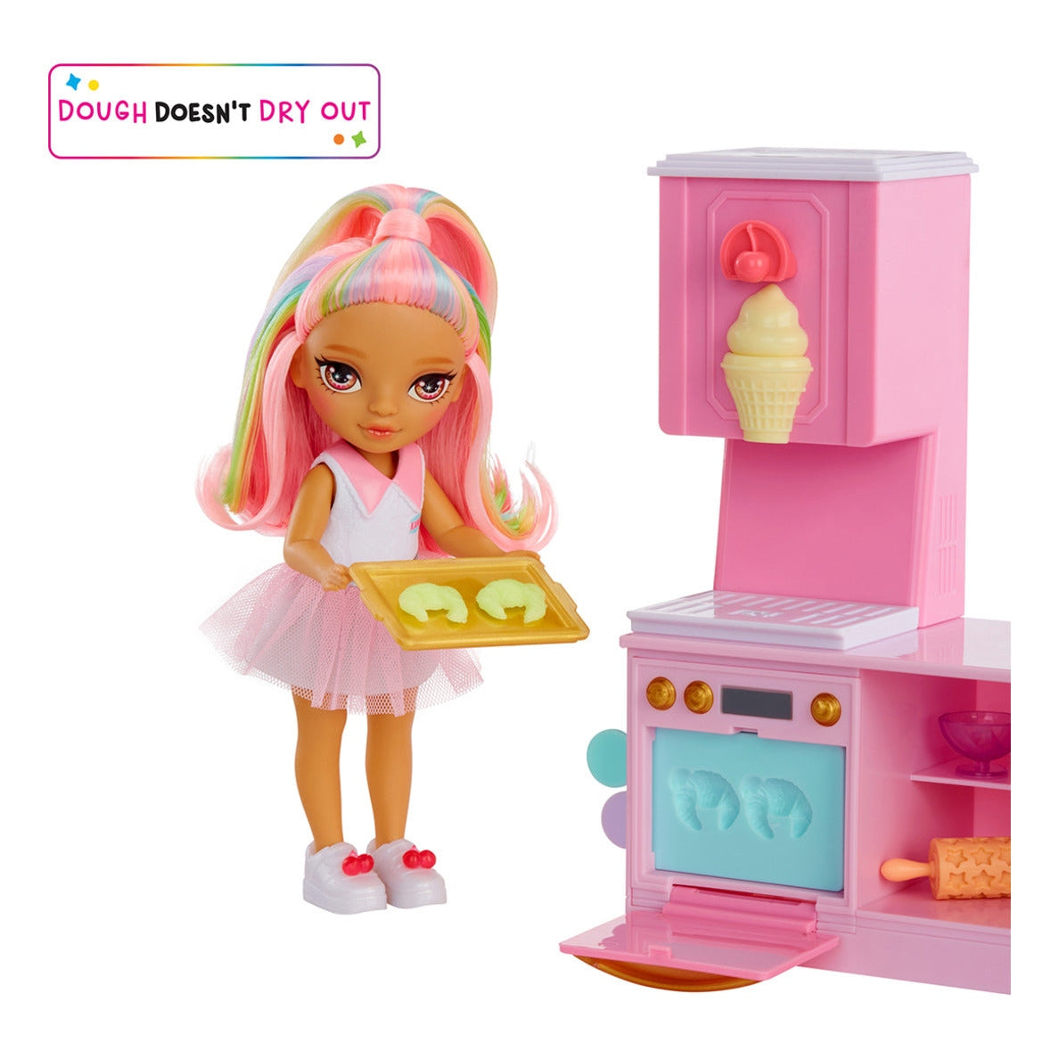 Rainbow High Littles Dessert Shop Playset with Kandy Doll