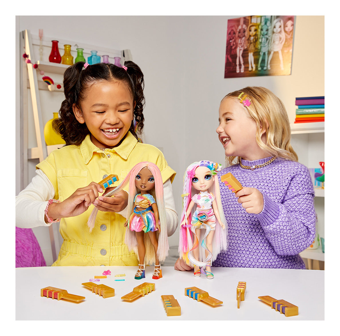 Rainbow High Hair Chalk & Style Doll Amaya Raine