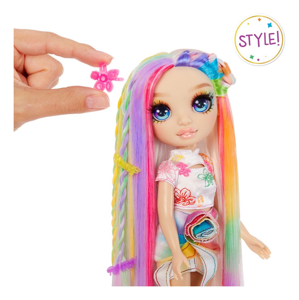 Rainbow High Hair Chalk & Style Doll Amaya Raine