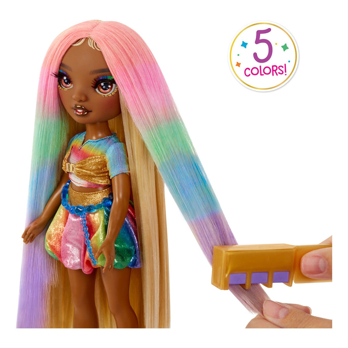 Rainbow High Hair Chalk & Style Doll Meline Gold