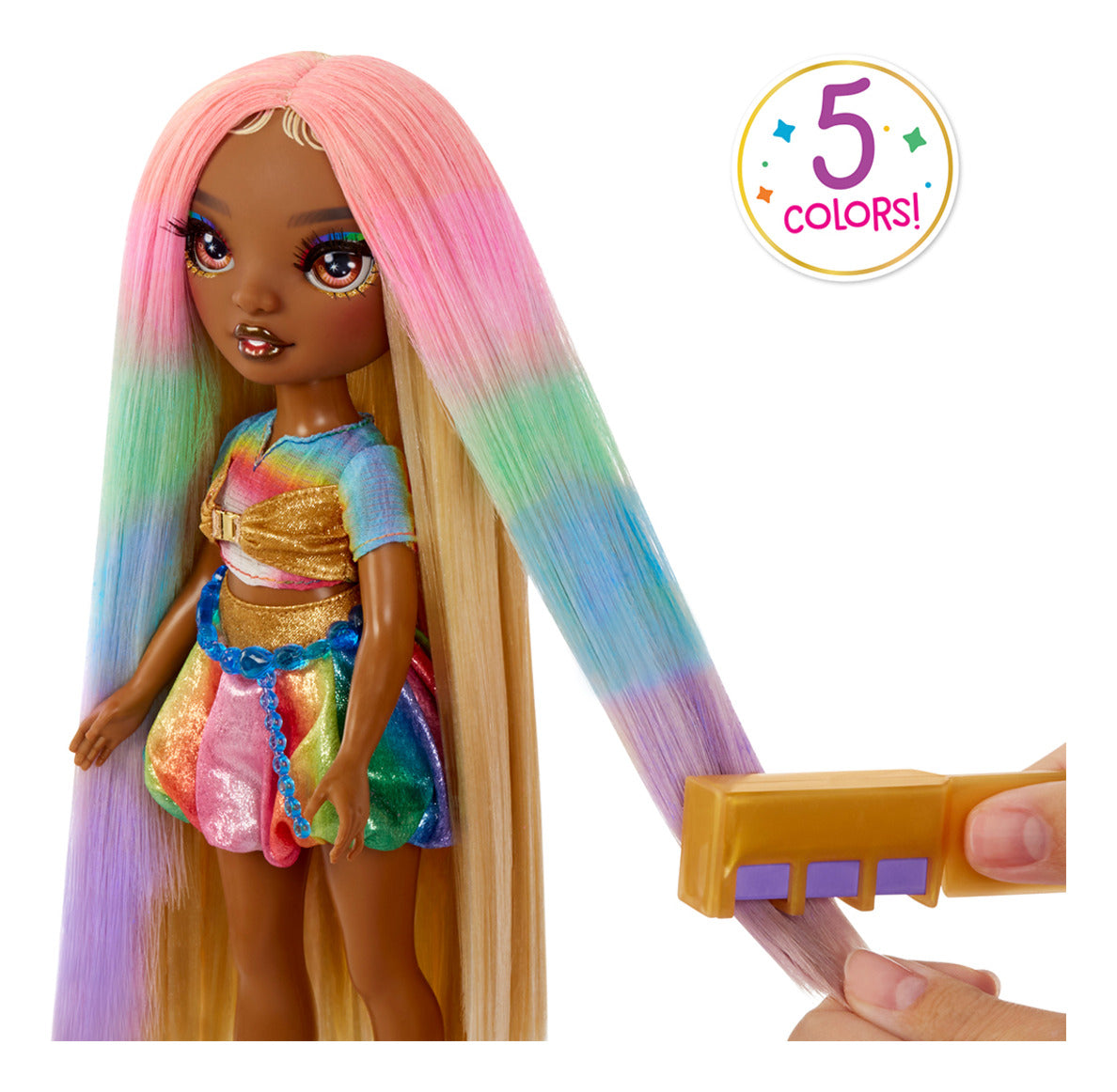 Rainbow High Hair Chalk & Style Doll Meline Gold
