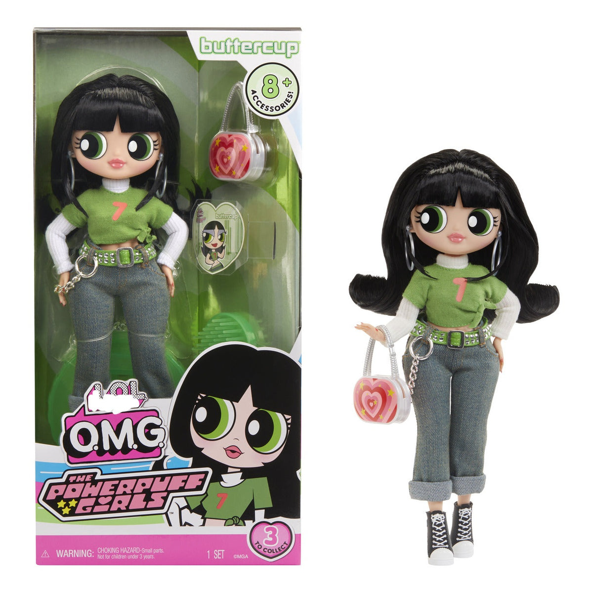 L.O.L. Surprise! OMG Powerpuff Girls Buttercup Fashion Doll