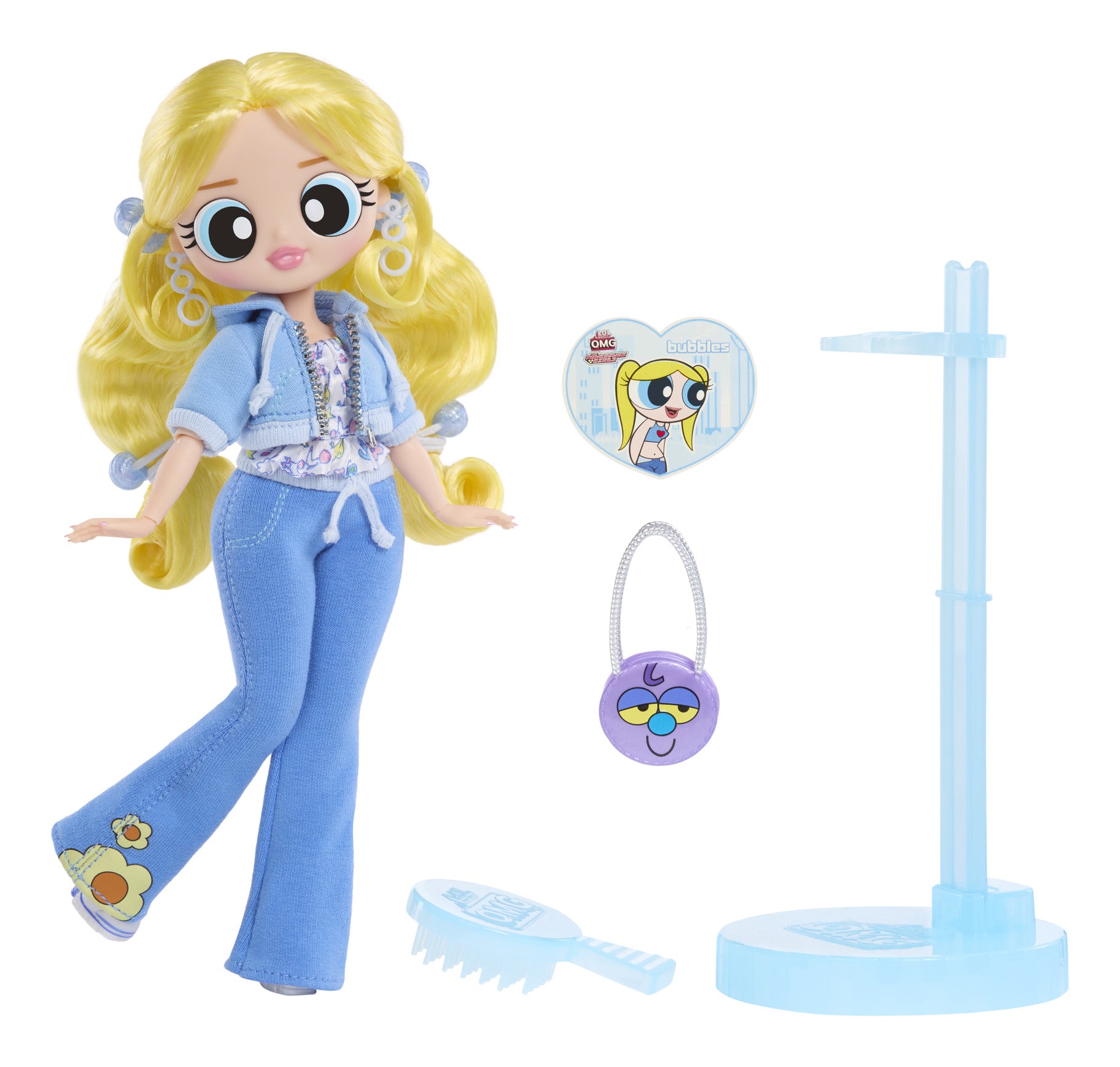 L.O.L. Surprise! OMG Powerpuff Girls Bubbles Fashion Doll