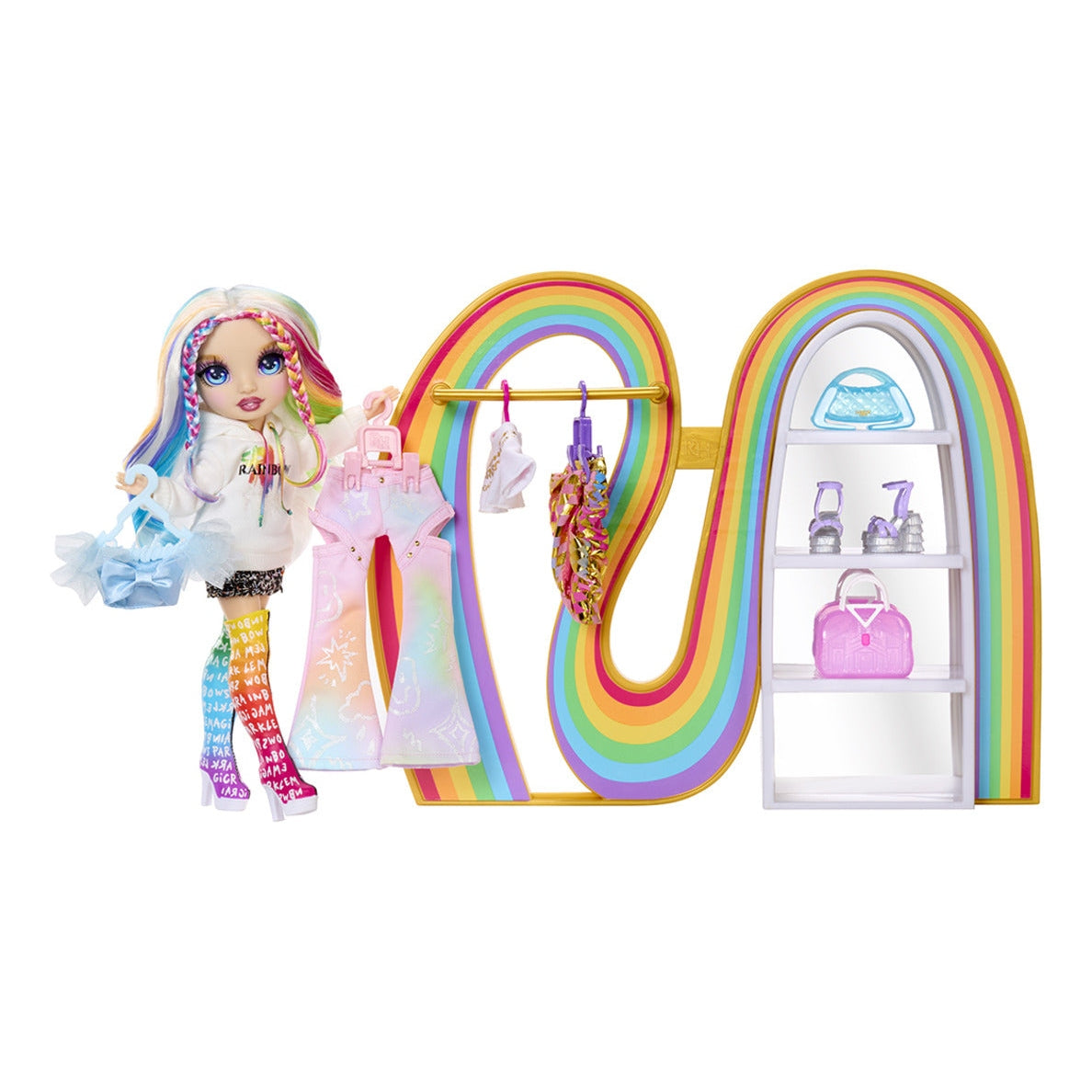 Rainbow High Amaya’s Rainbow Closet Playset with Exclusive Doll