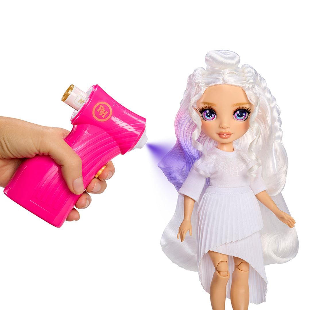 Rainbow High Air Brush & Create DIY Fashion Doll – Purple Eyes