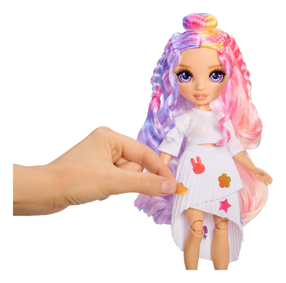 Rainbow High Air Brush & Create DIY Fashion Doll – Purple Eyes