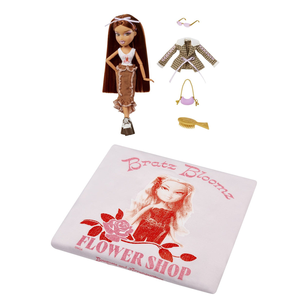 Bratz Stylin’ Doll Yasmin with Customisable T-Shirt