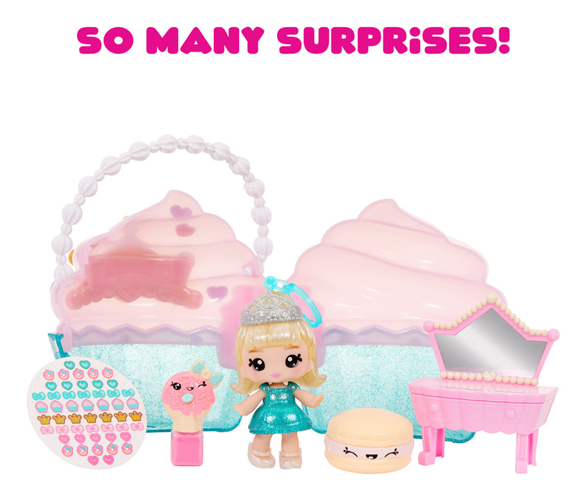 Yummiland Cupcake Beauty Bag Playset with Callie Lip Gloss Doll