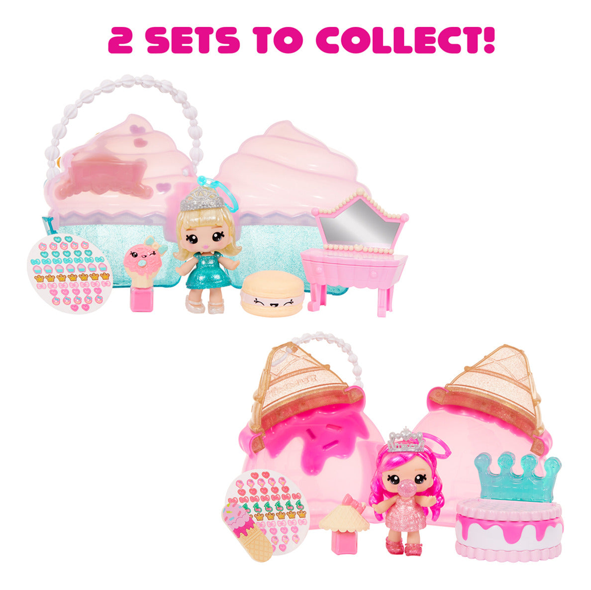 Yummiland Ice Cream Beauty Bag Playset with Bianca Bubblegum Lip Gloss Doll