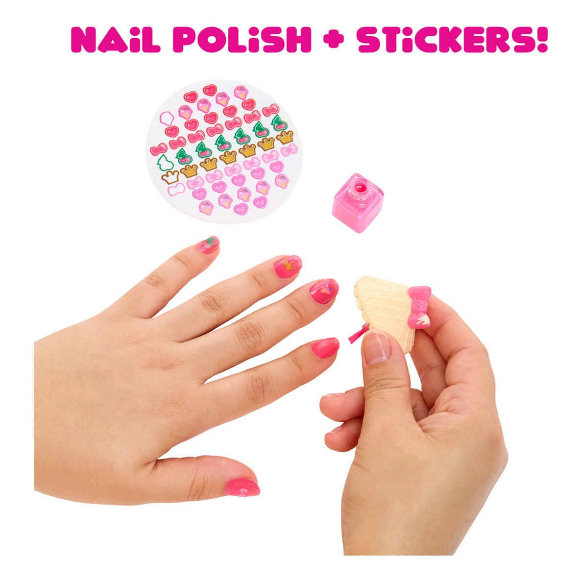Yummiland Ice Cream Beauty Bag Playset with Bianca Bubblegum Lip Gloss Doll