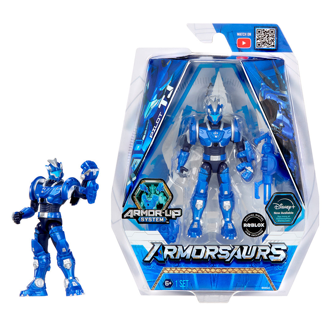 Armorsaurs Triceratops Pilot TJ 3.75-Inch Action Figure