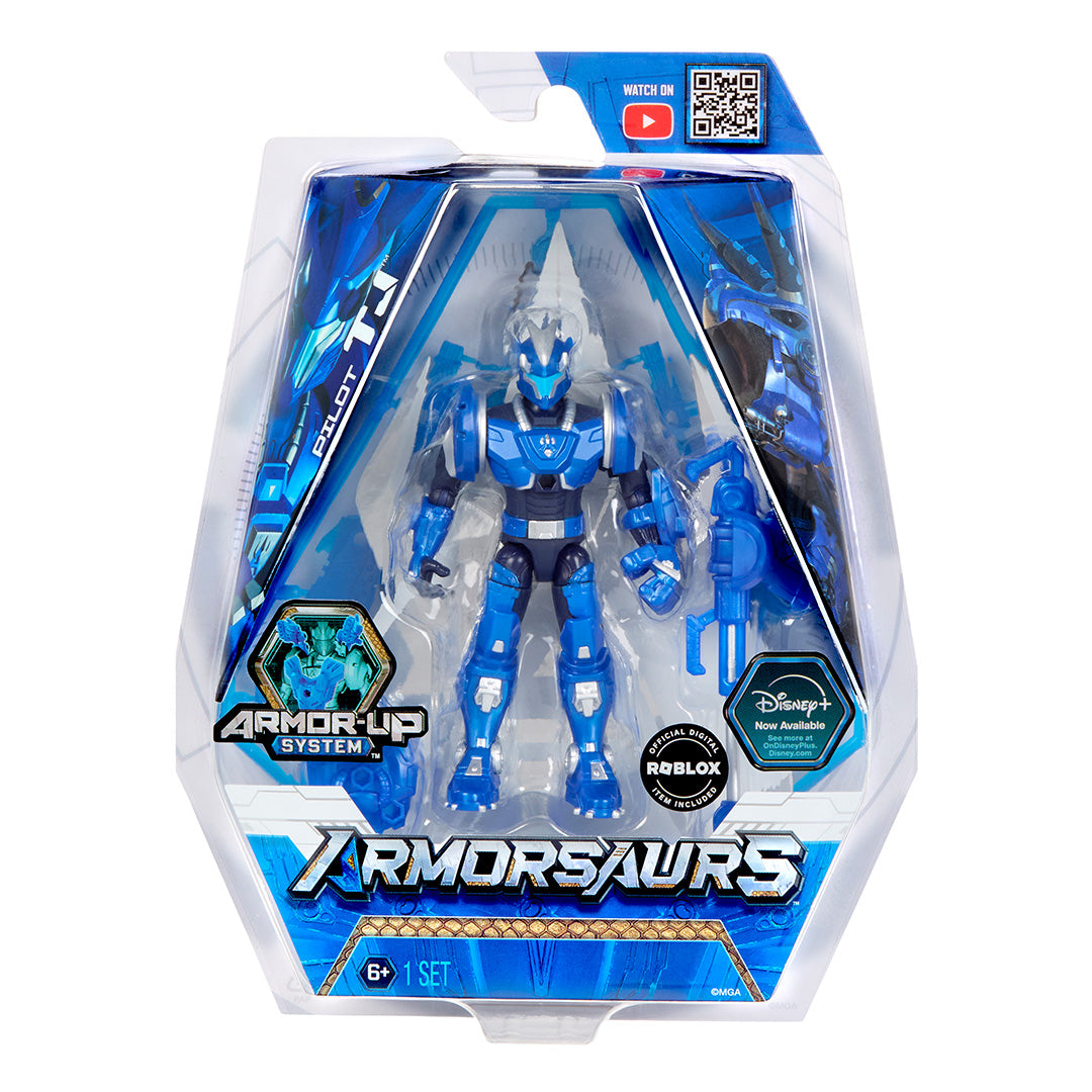Armorsaurs Triceratops Pilot TJ 3.75-Inch Action Figure