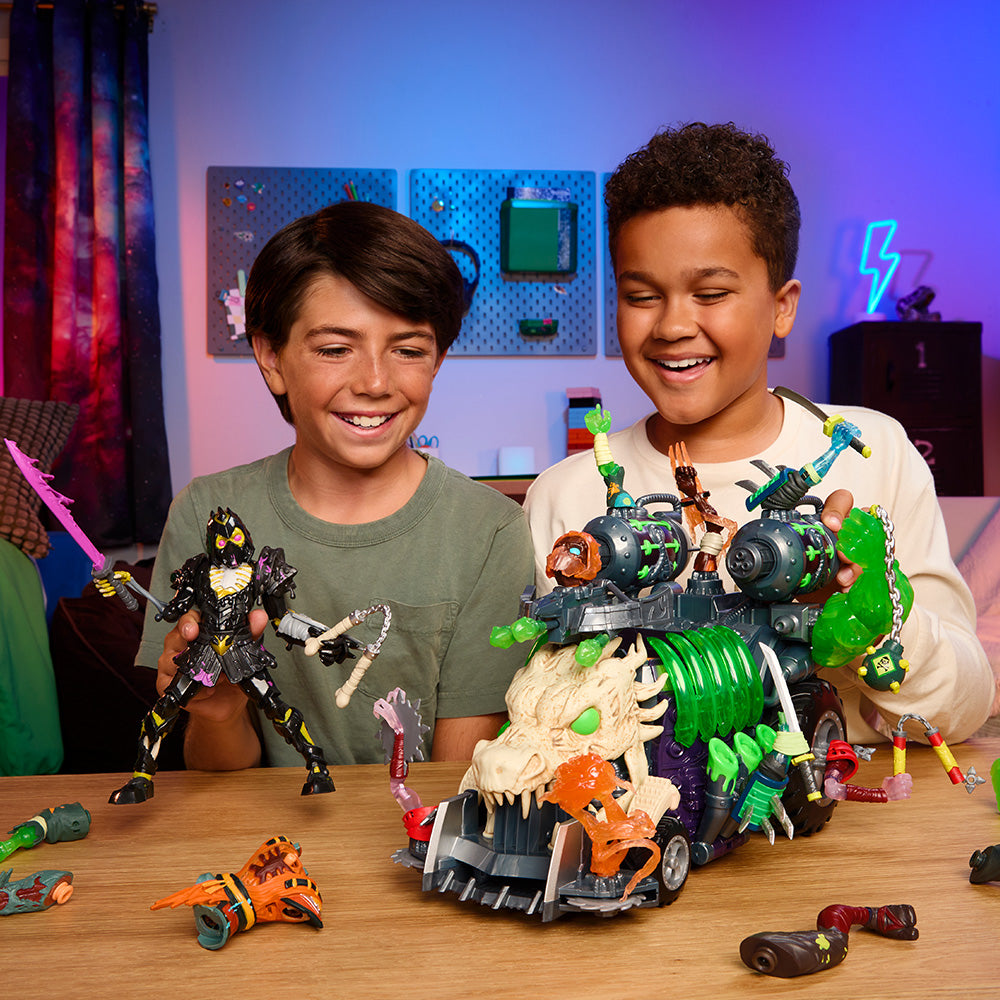 Ninjombie Prime Slime Dragon Vehicle with Slime