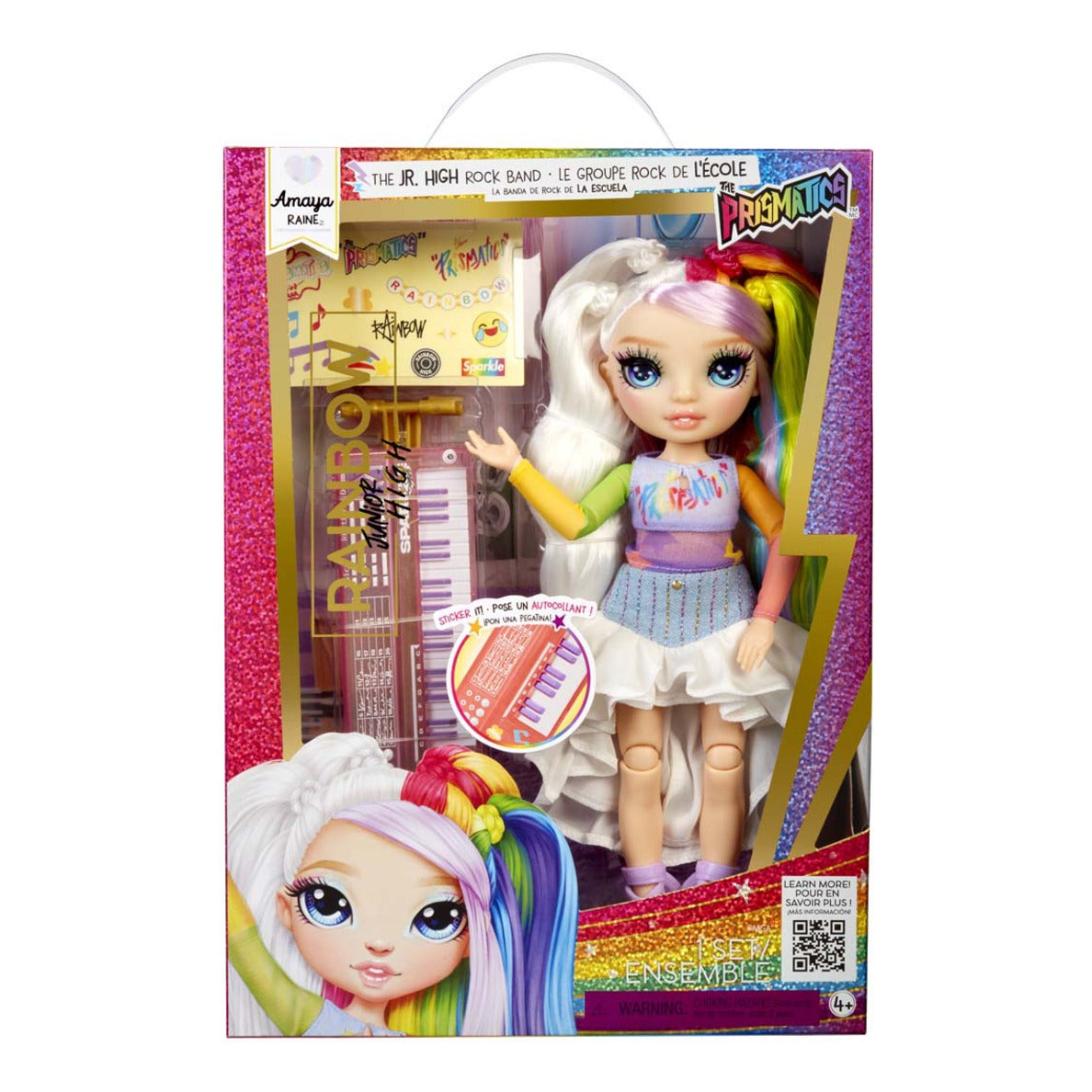 Rainbow High Jr High Rockband Amaya Fashion Doll with Keyboard