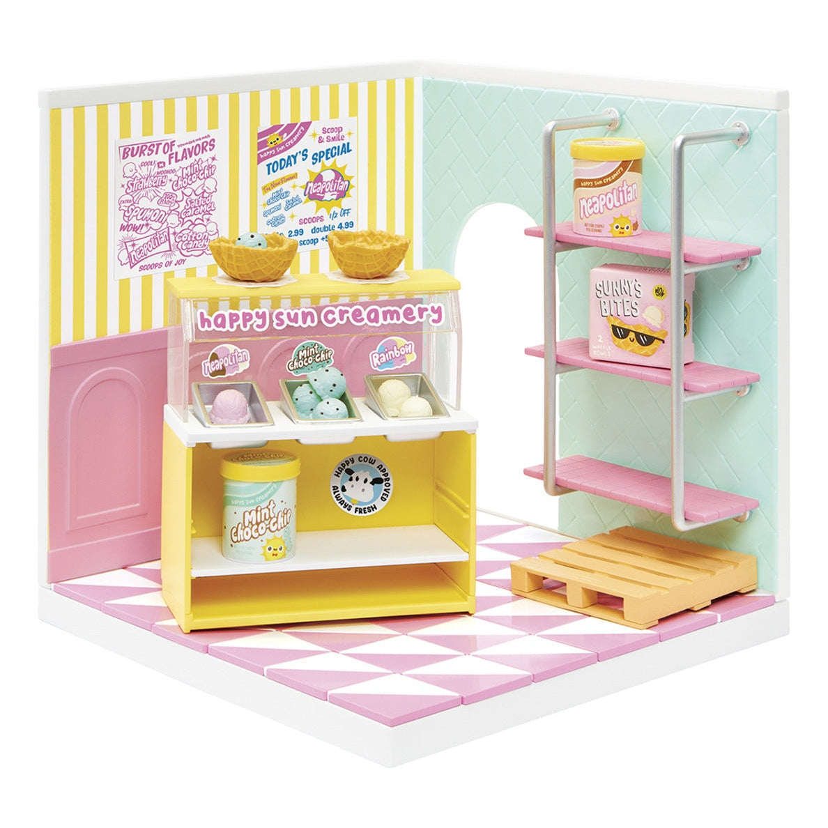 MGA's Miniverse Make It Mini Spaces Ice Cream Shop Starter Pack