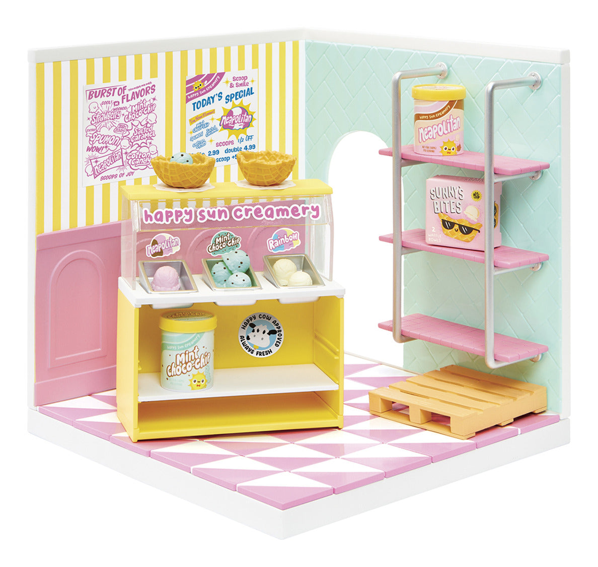 MGA's Miniverse Make It Mini Spaces Ice Cream Shop Starter Pack