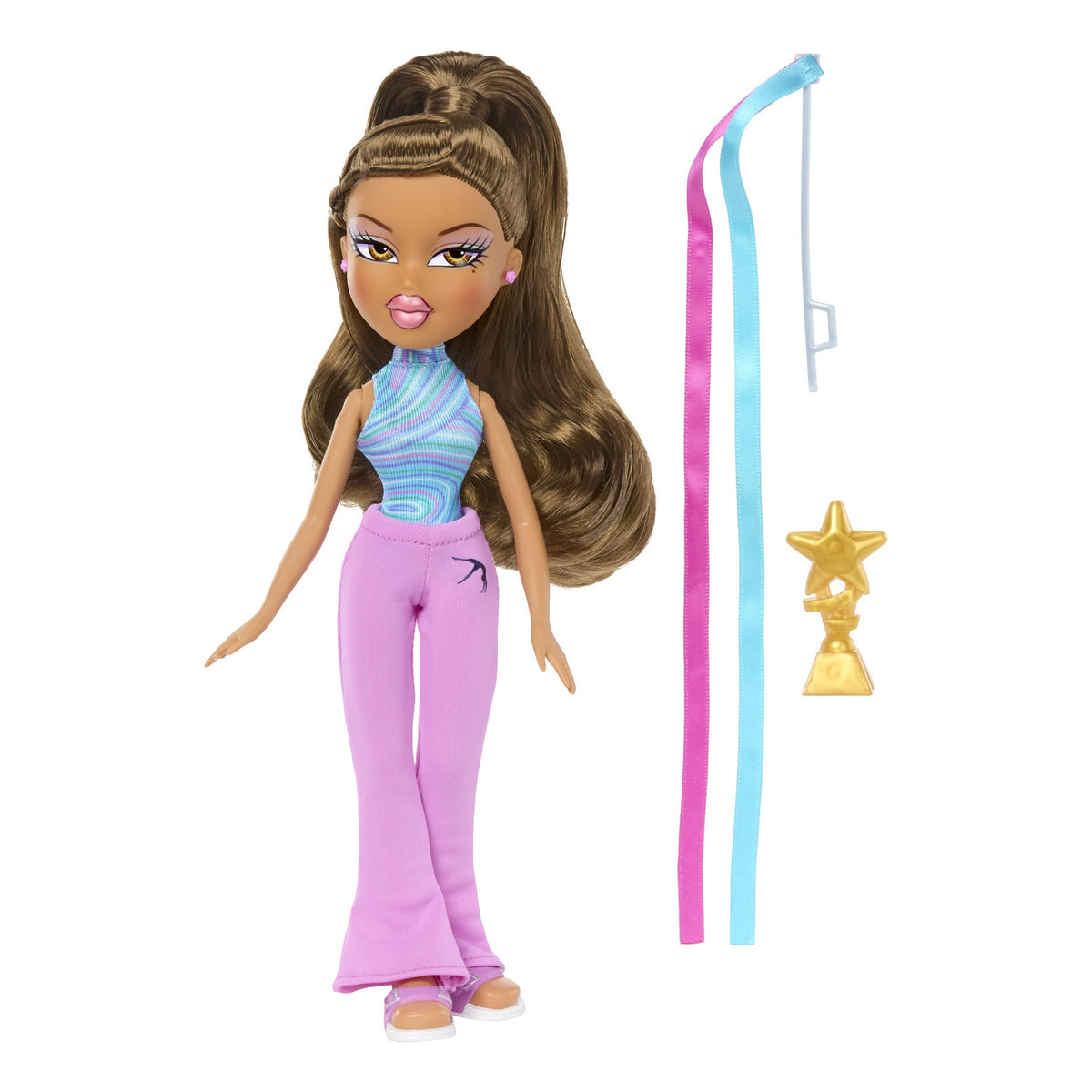 Bratz Play Sportz Yasmin Gymnastics Fashion Doll