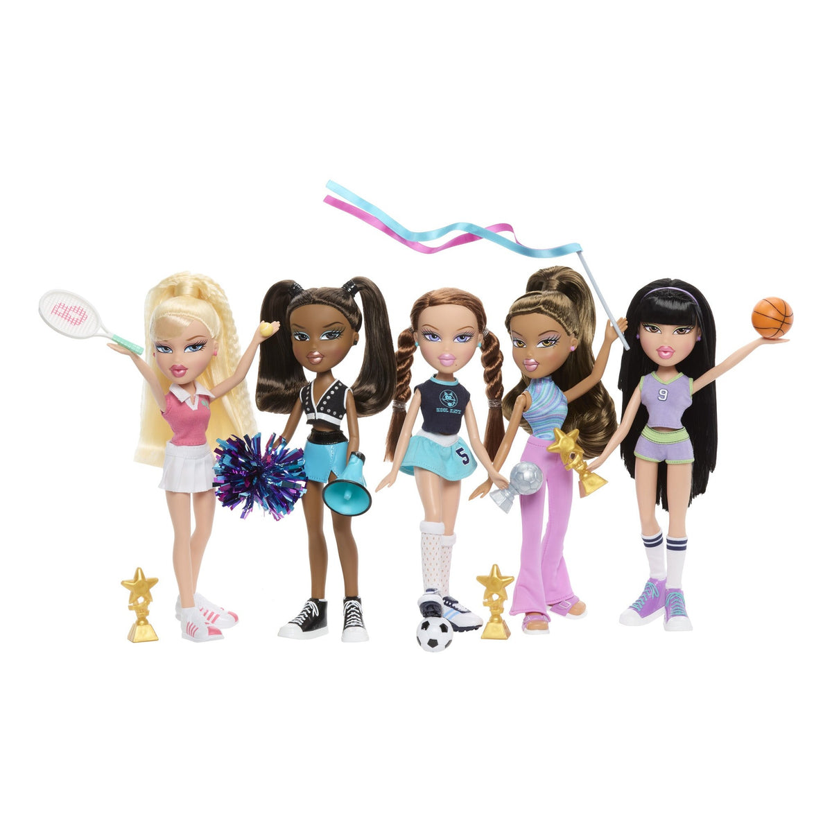 Bratz Play Sportz Yasmin Gymnastics Fashion Doll