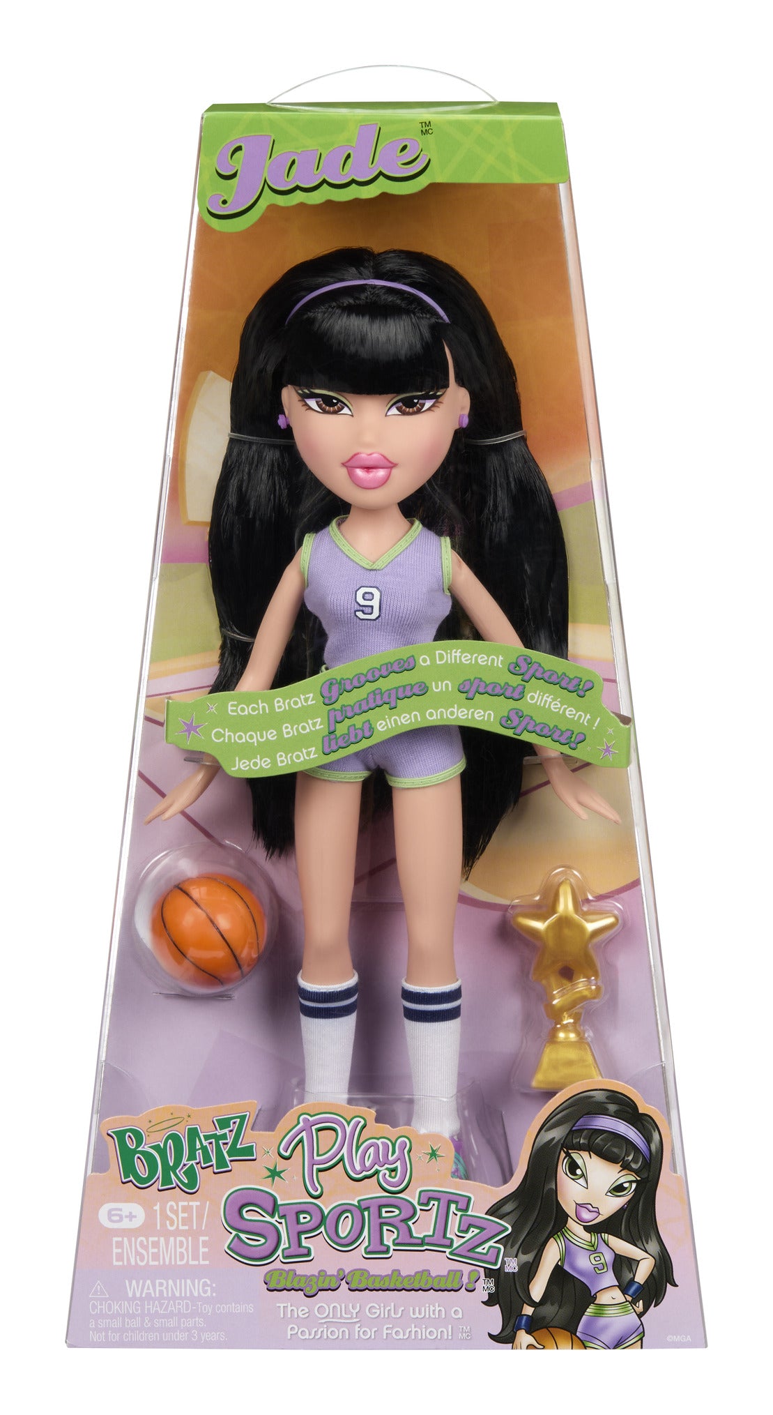 Bratz Play Sportz Jade Basketball Fashion Doll