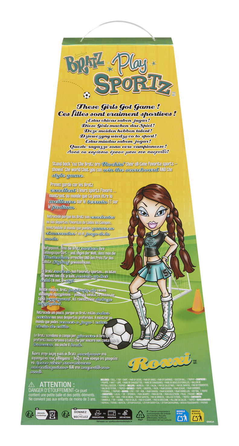 Bratz Play Sportz Roxxi Soccer Fashion Doll with Accessories