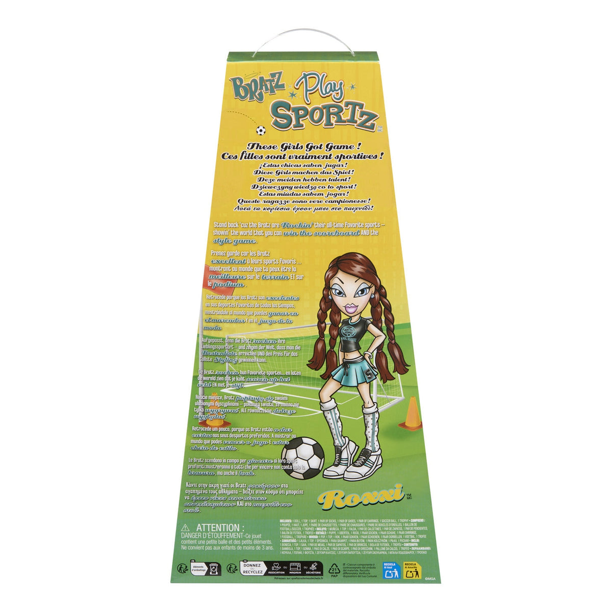 Bratz Play Sportz Roxxi Soccer Fashion Doll with Accessories