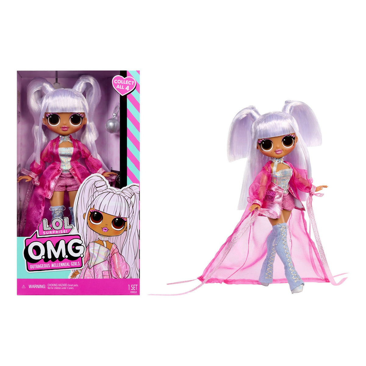 L.O.L. Surprise! O.M.G. Kitty Queen Fashion Doll