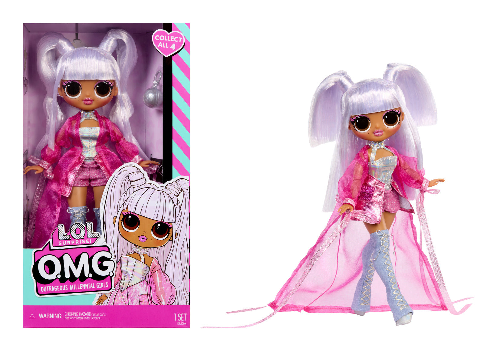 L.O.L. Surprise! O.M.G. Kitty Queen Fashion Doll