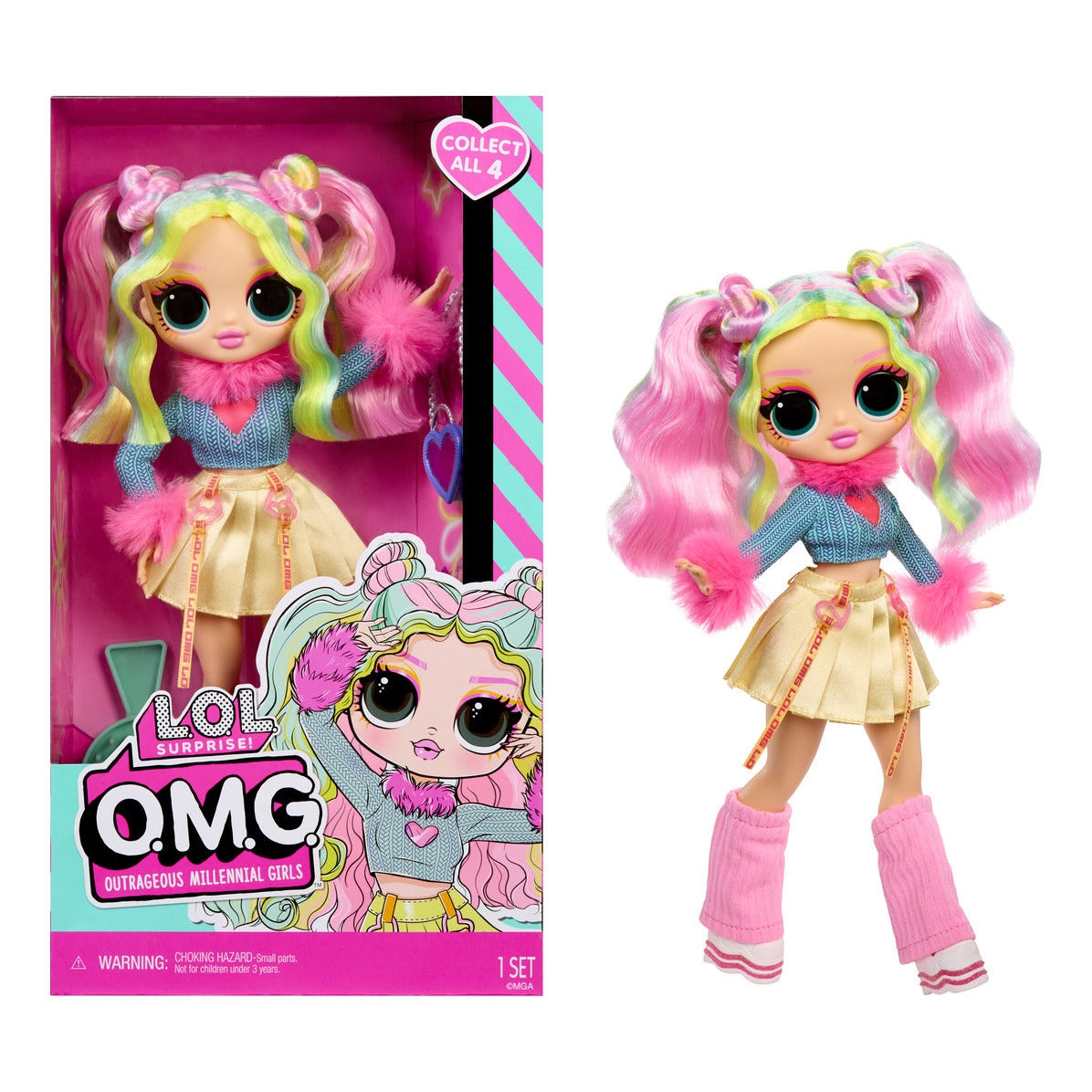 L.O.L. Surprise! O.M.G. Entry Bubblegum D.J. Fashion Doll