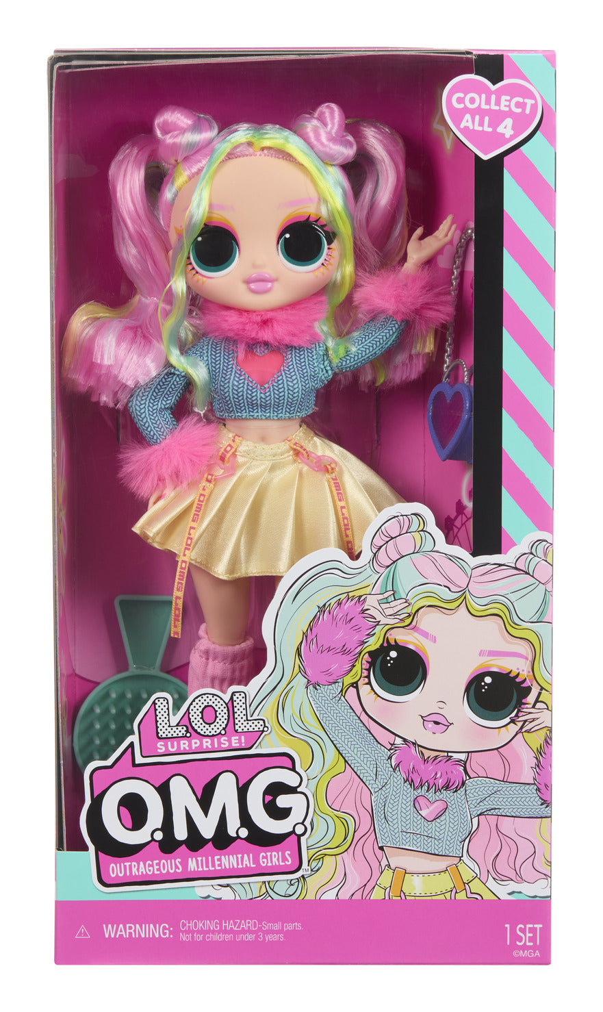 L.O.L. Surprise! O.M.G. Entry Bubblegum D.J. Fashion Doll