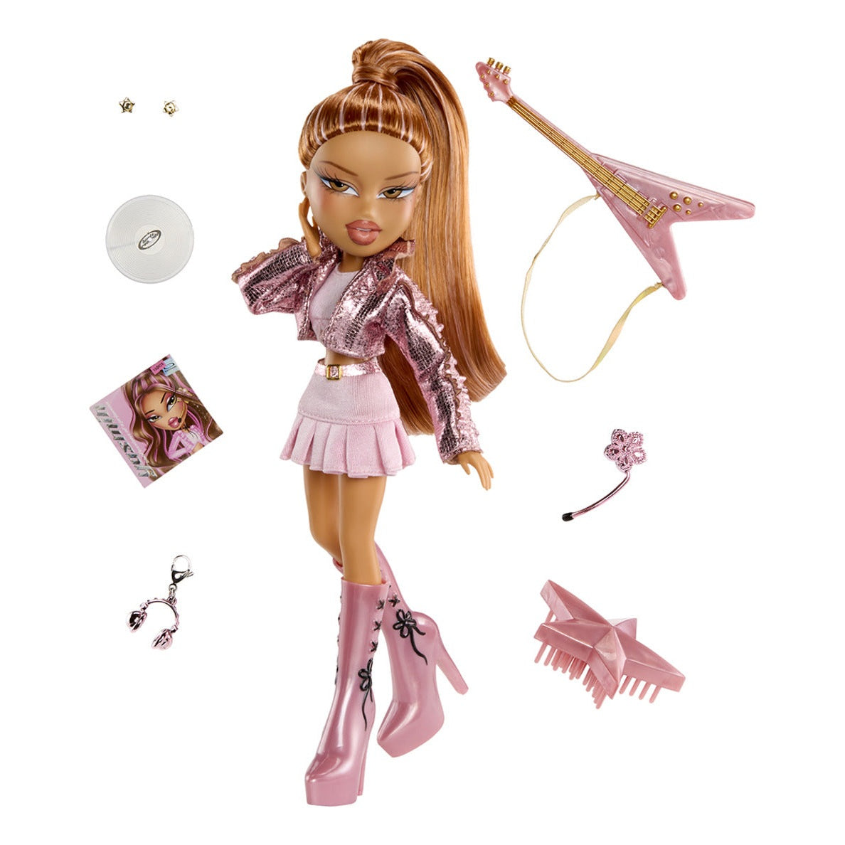 Bratz Pop Starz Yasmin Fashion Doll with Accessories