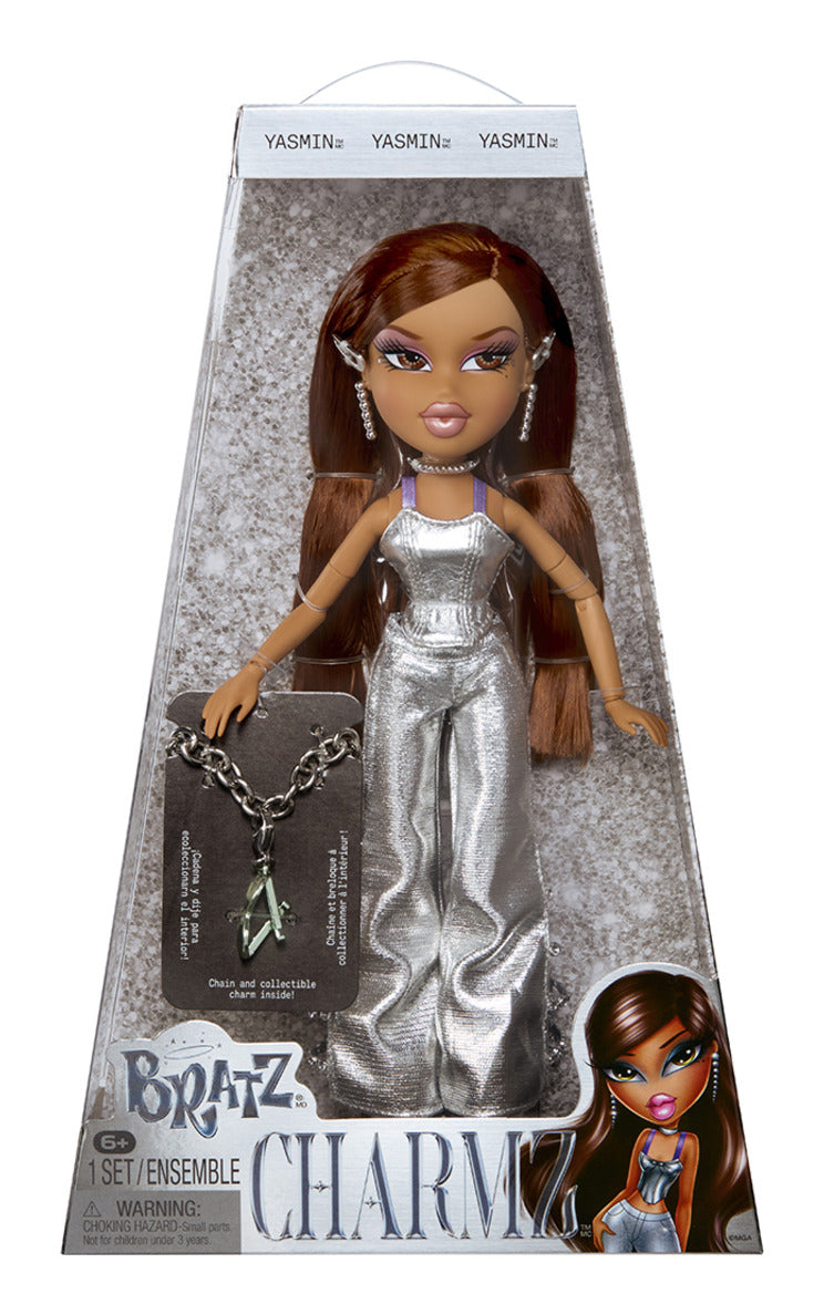 Bratz Stylin' Charmz Yasmin Fashion Doll with Collectible Charm