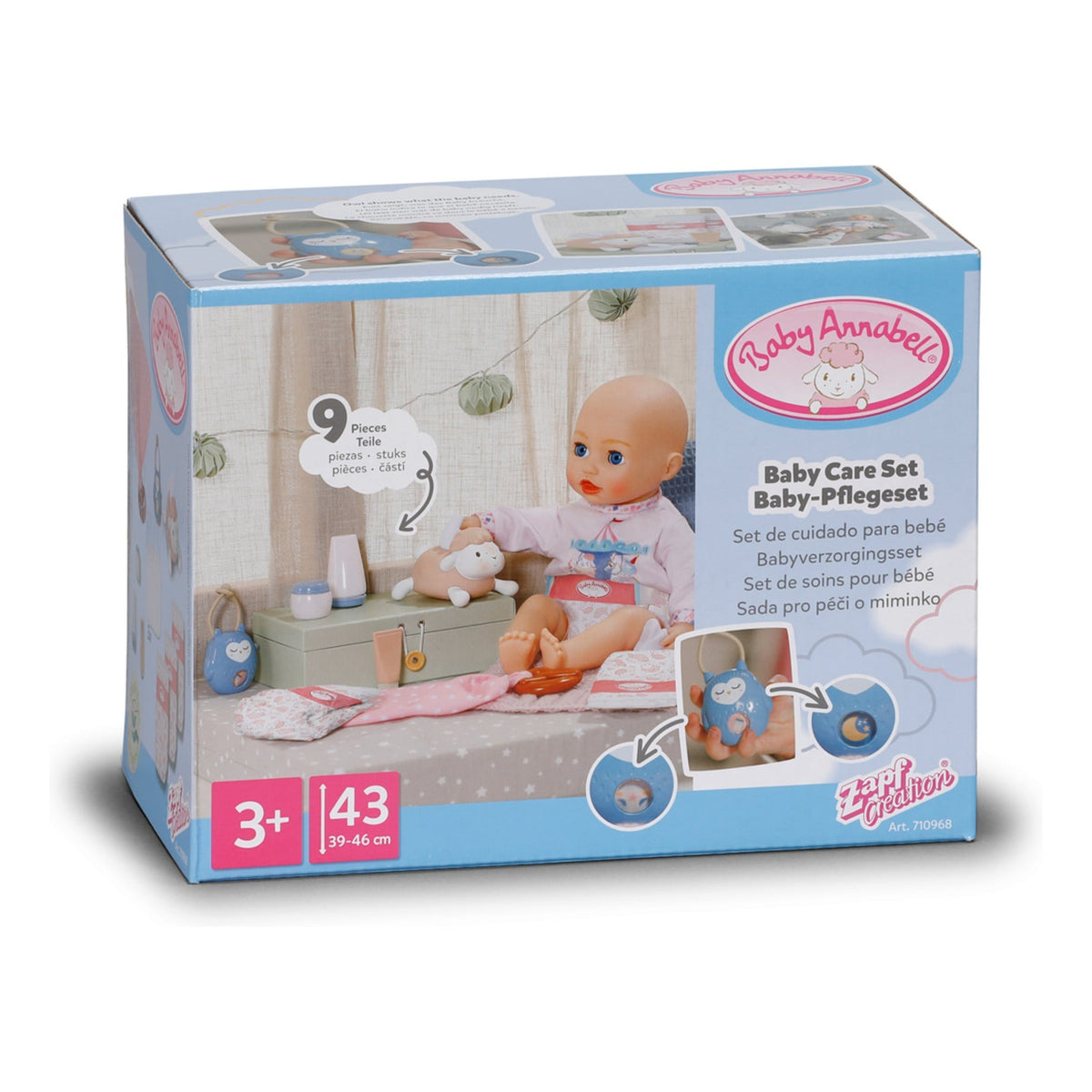 Baby Annabell Baby Care Set for 36cm and 43cm Dolls