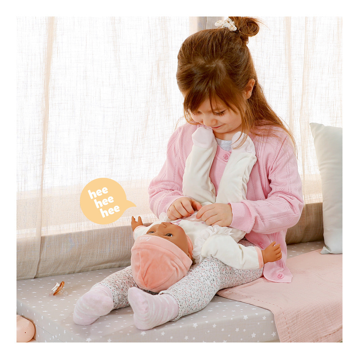 Baby Annabell Active Leah Interactive Doll 43cm