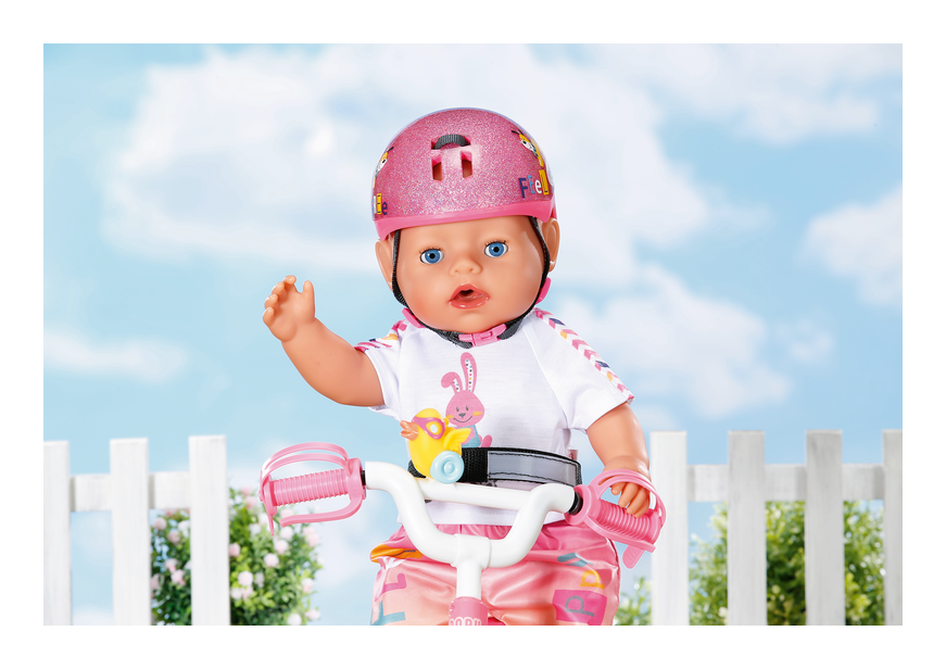 BABY born Pink Bike Helmet for 43cm Dolls