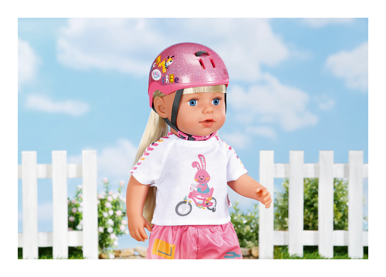 BABY born Pink Bike Helmet for 43cm Dolls