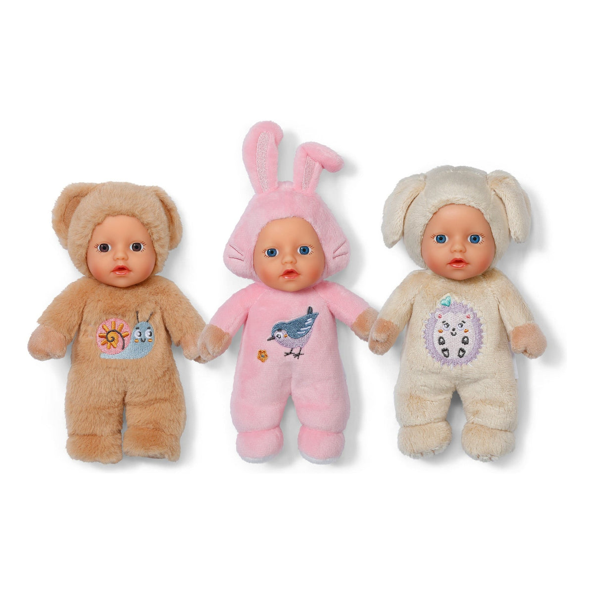BABY born for Babies Cutie 18cm Soft Doll – 3 Assorted