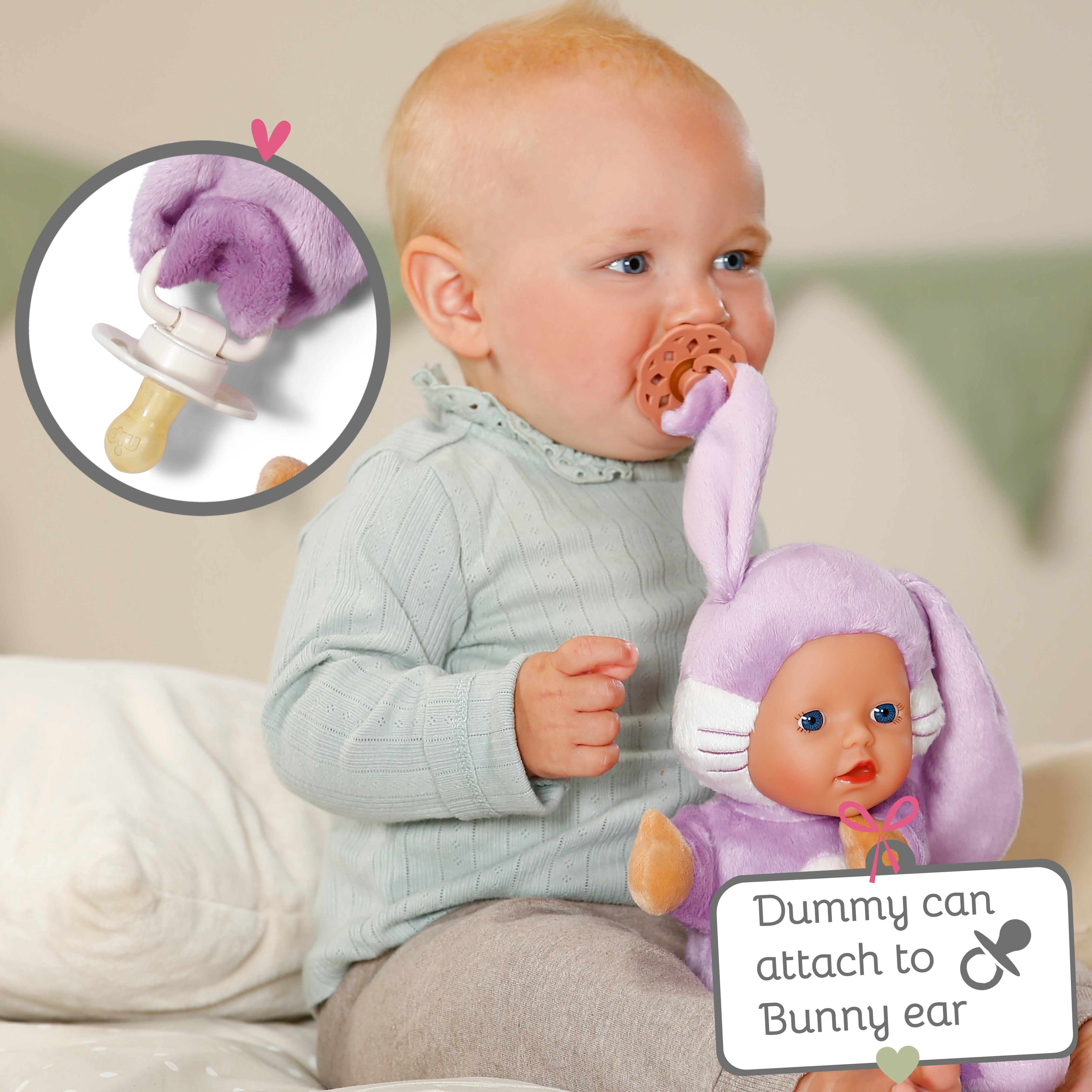 BABY born for babies Funny Bunny Soft Doll 26cm
