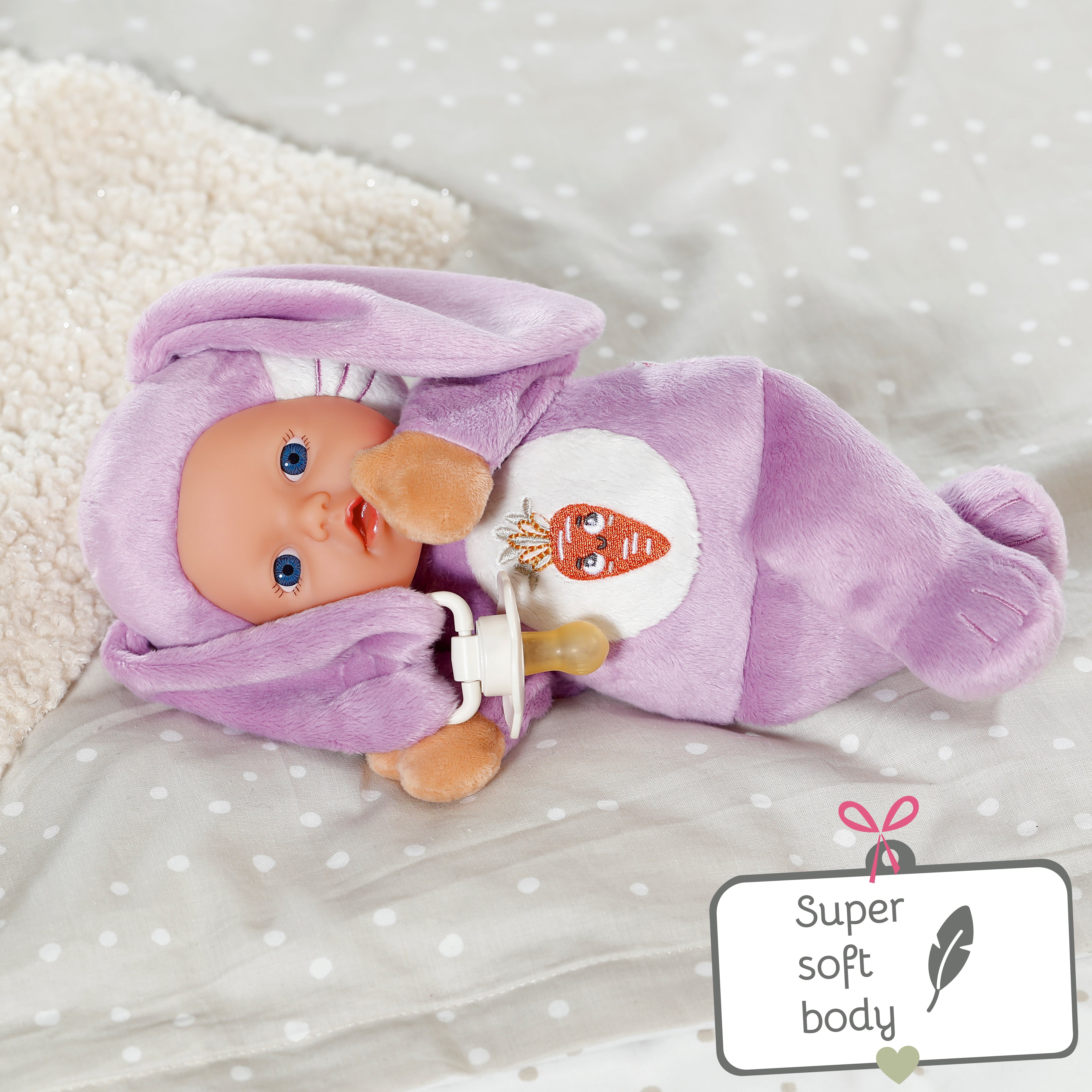 BABY born for babies Funny Bunny Soft Doll 26cm