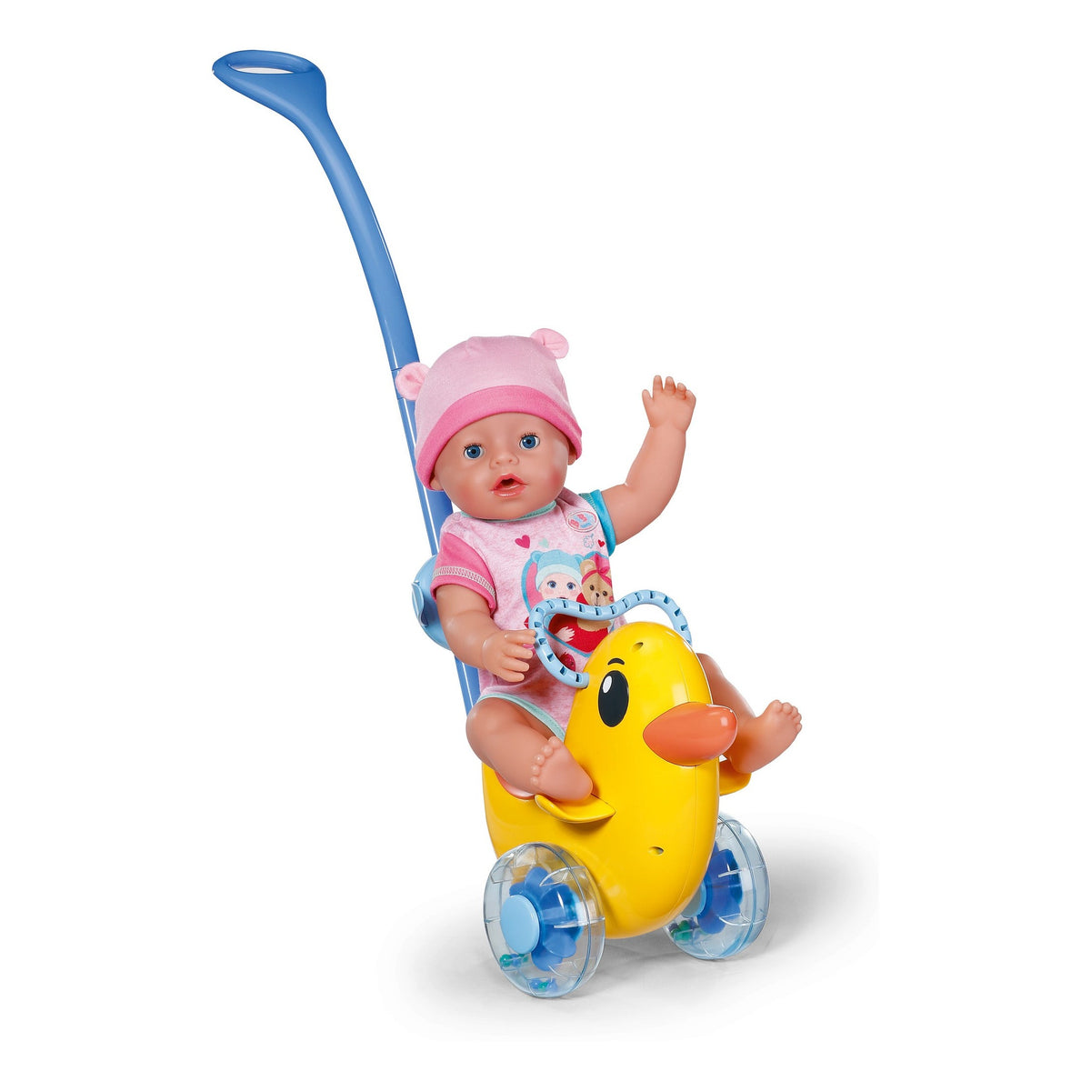BABY born Push-Along Berta Duck Doll Vehicle