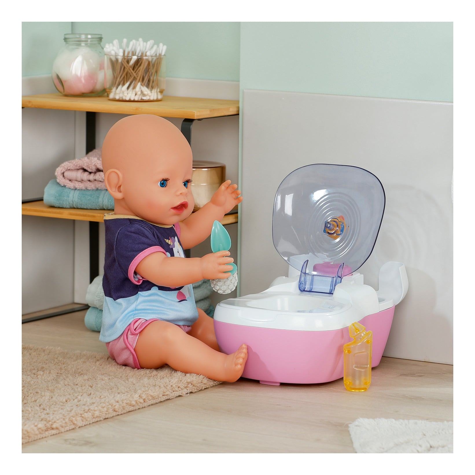 BABY born Interactive Poo-Poo Toilet with Sounds for 36cm and 43cm Dolls