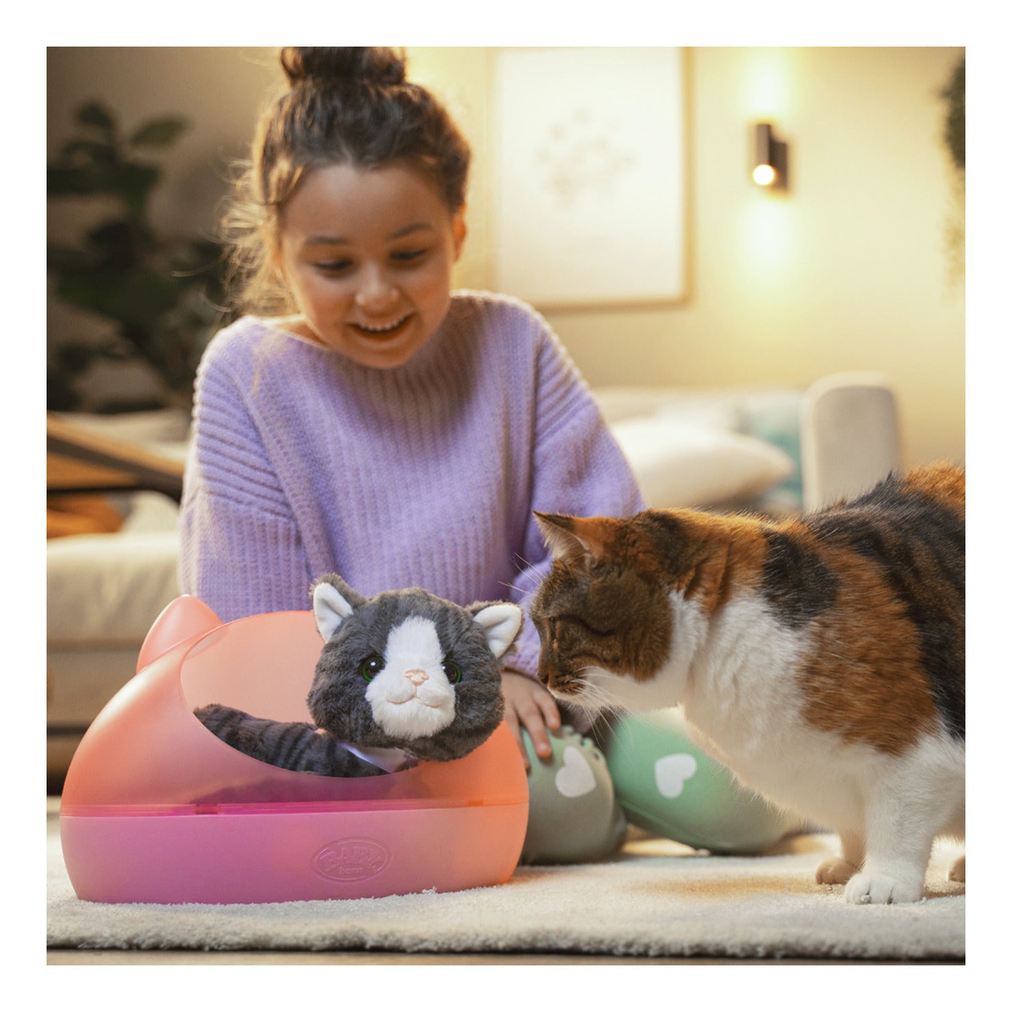 BABY born My Cat Cookie Interactive Kitten with Cat Bed