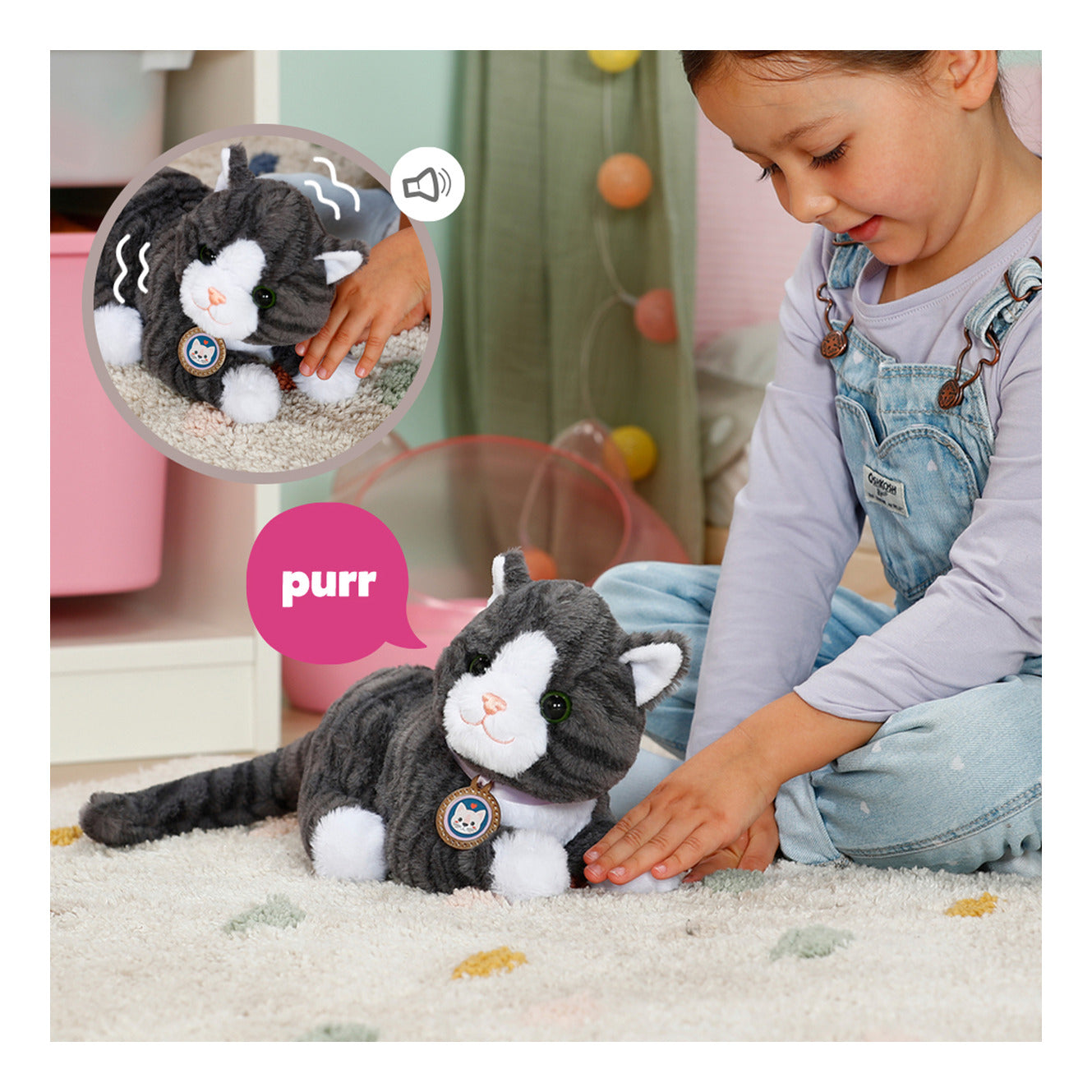 BABY born My Cat Cookie Interactive Kitten with Cat Bed