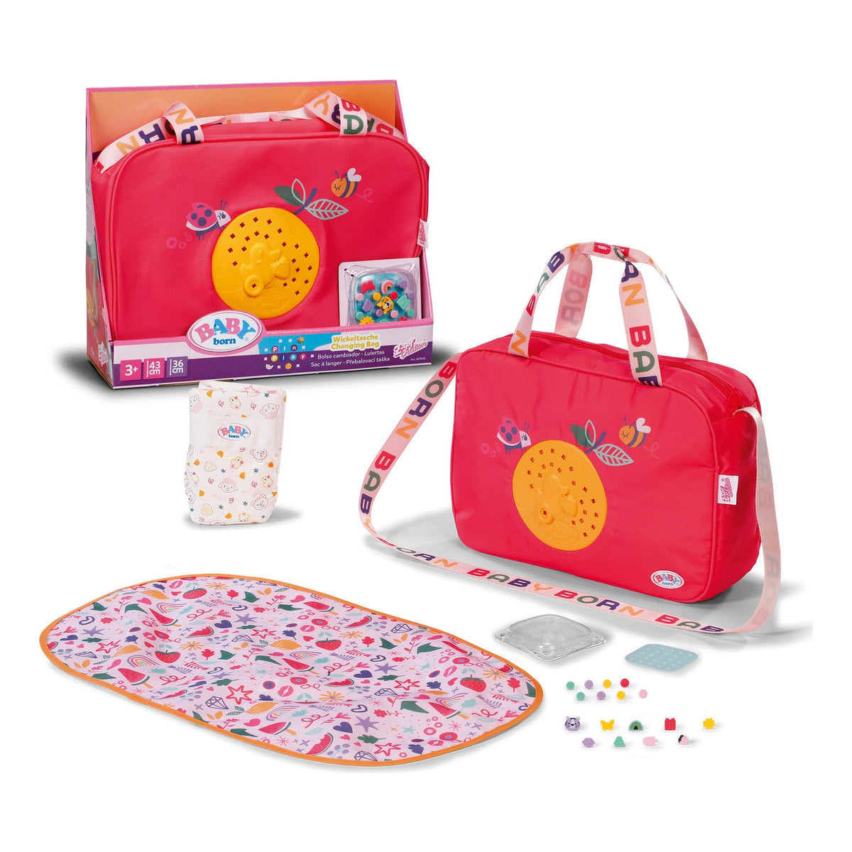 BABY born Pinplay Changing Bag Set