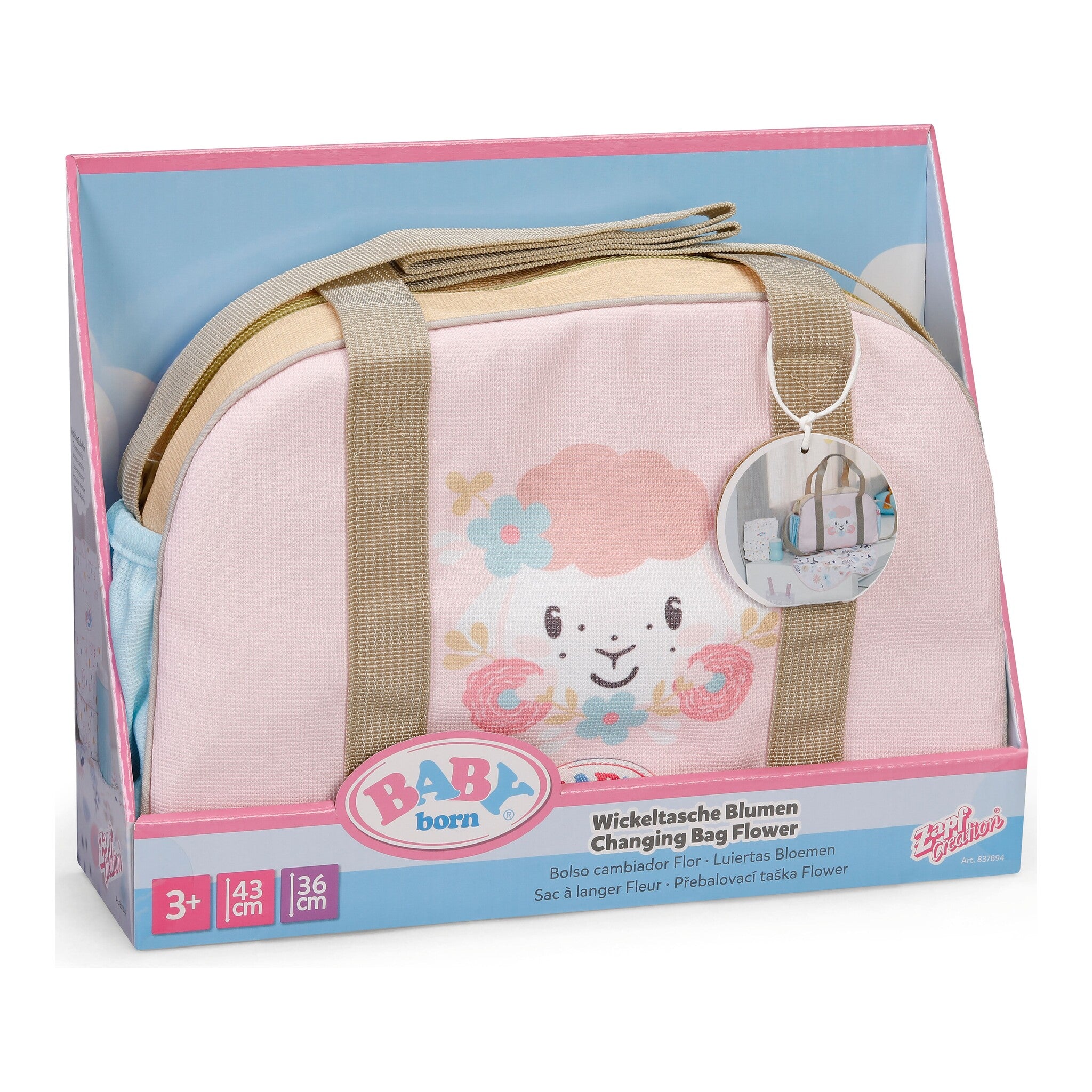 BABY born Flower Changing Bag with Accessories