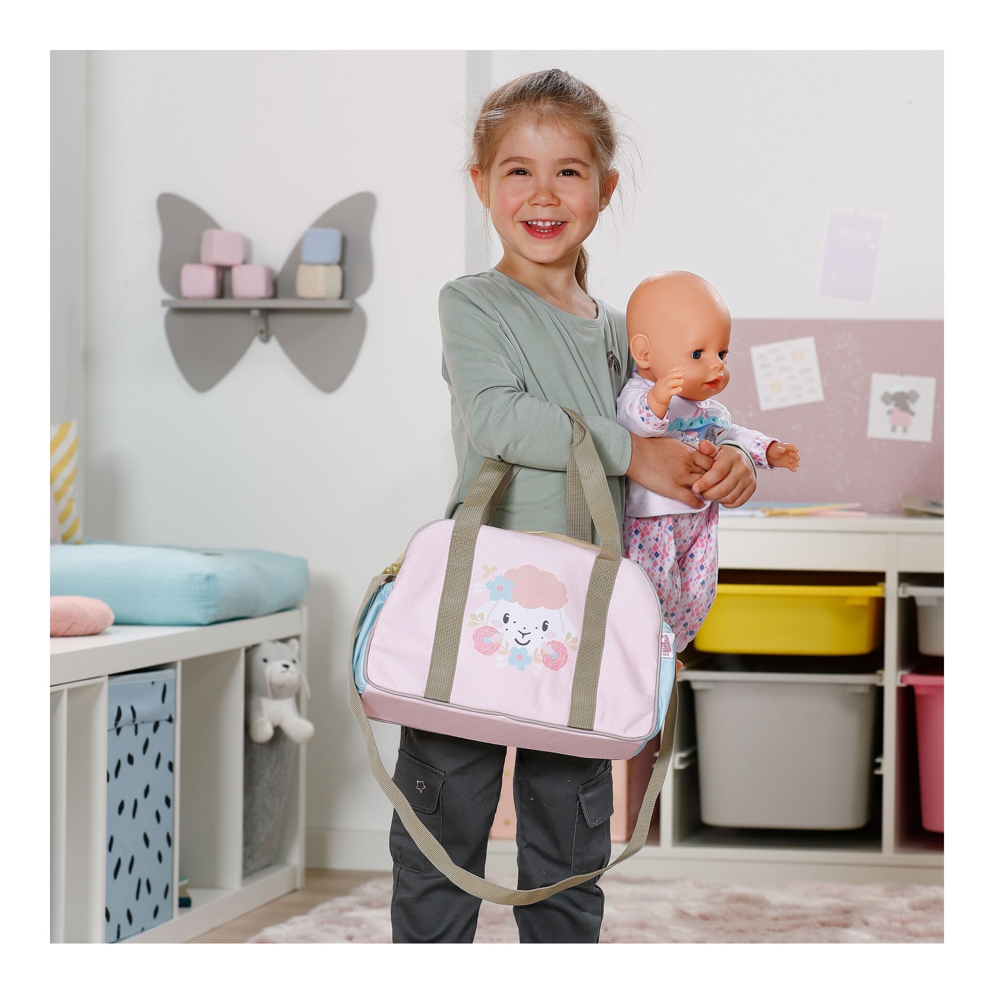 BABY born Flower Changing Bag with Accessories